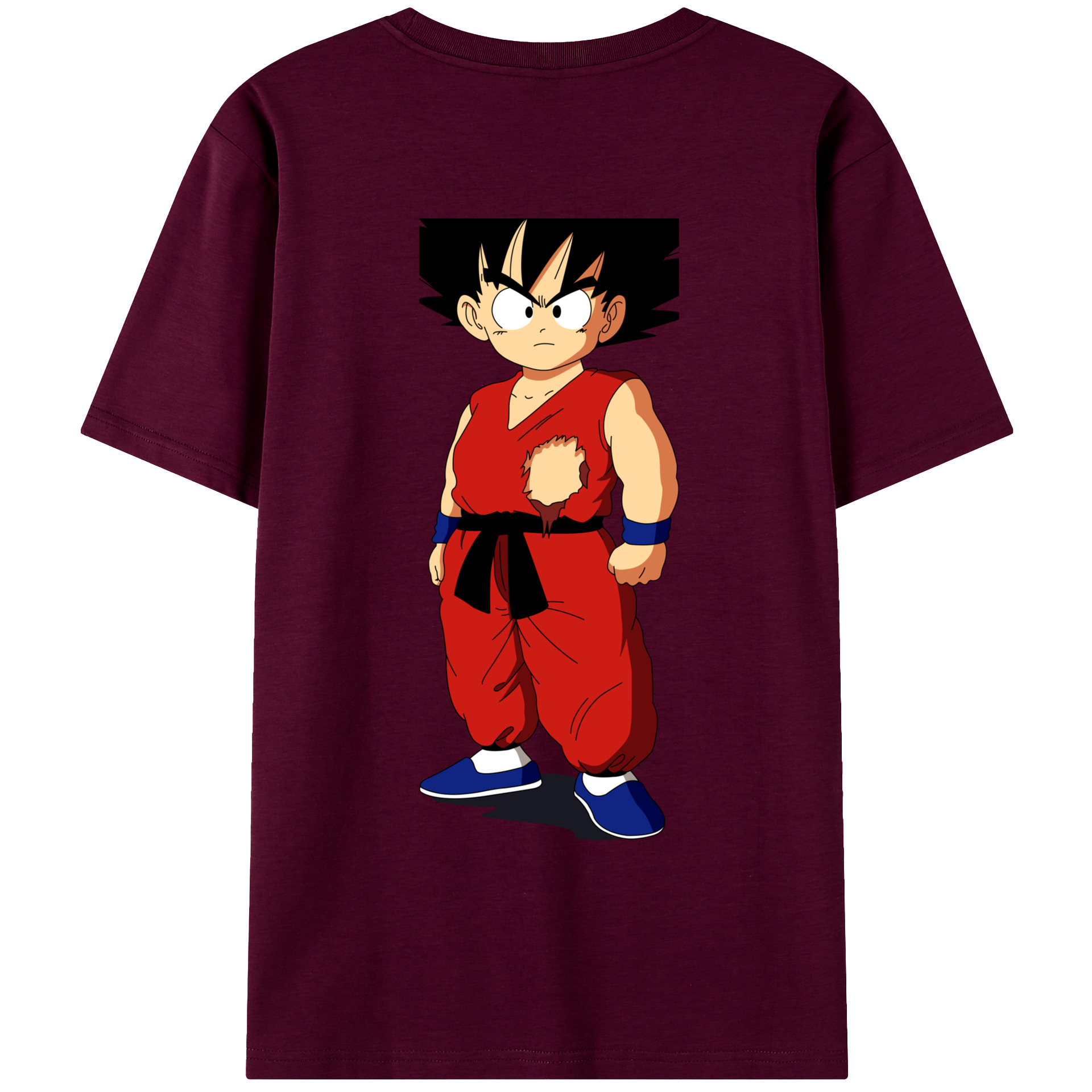 （画像用） ドラゴンボール 孫悟空（そん ごくう）Son Goku カカロット DRAGON BALL Kakarotto レディース半袖Tシャツ(バックプリント)